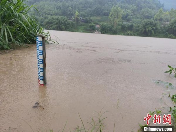 线下股票配资平台 綦江2024年第1号洪水形成